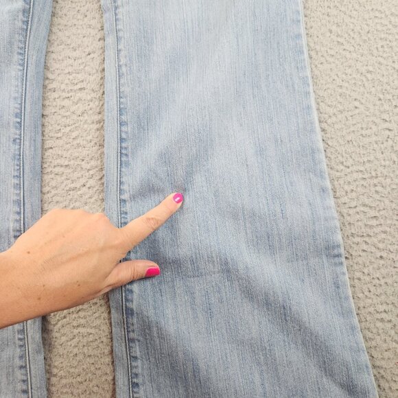 Tommy Jeans Womens 14 Y2K Curvy Trouser Flare Flap Pockets Cotton Denim (36x30) - Picture 9 of 13